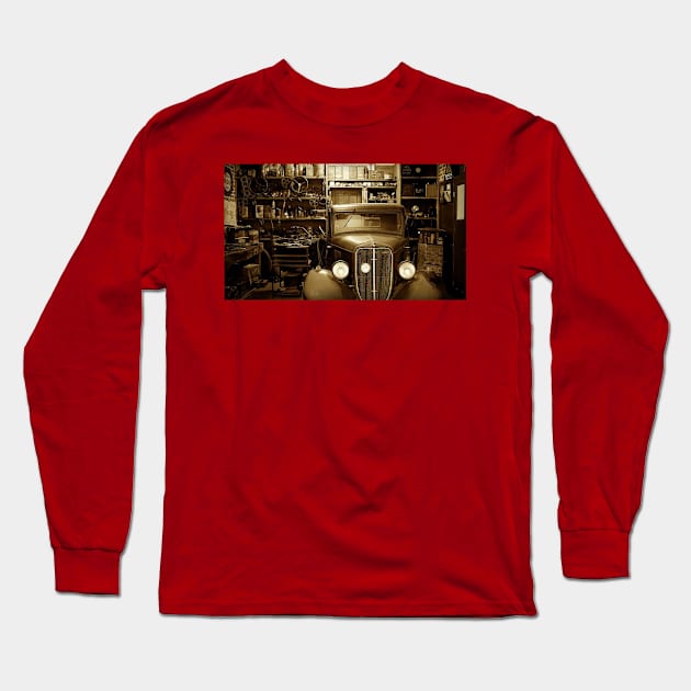 Garage Shop Long Sleeve T-Shirt by tedsox